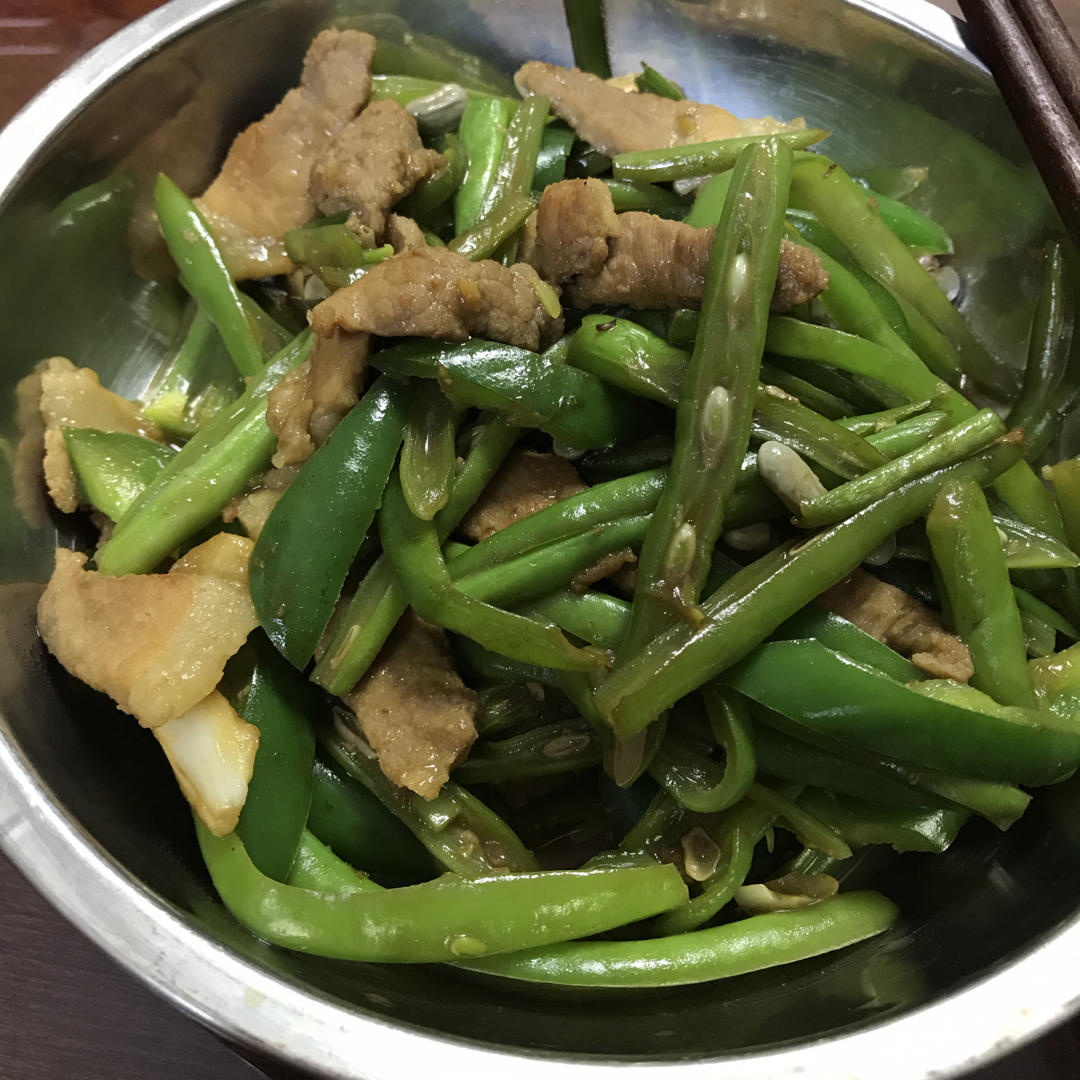 四季豆炒肉