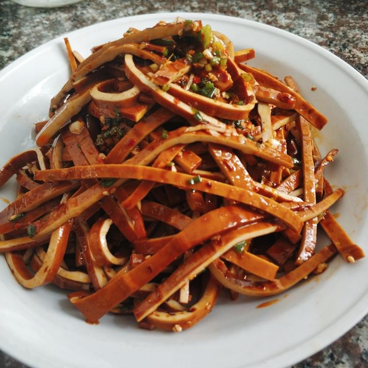 川味红油凉拌豆干的做法 步骤5