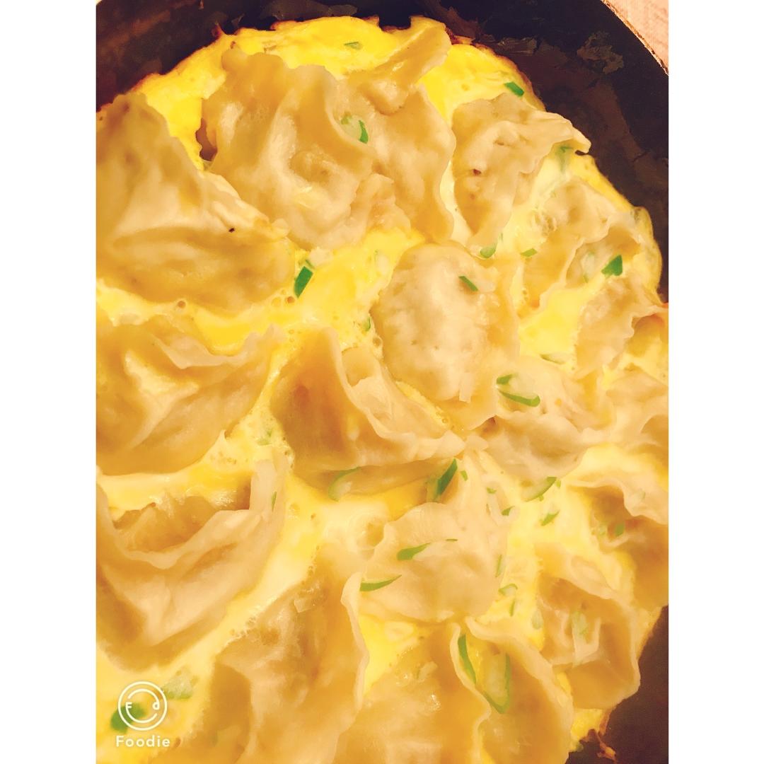 懒人快手抱蛋煎饺