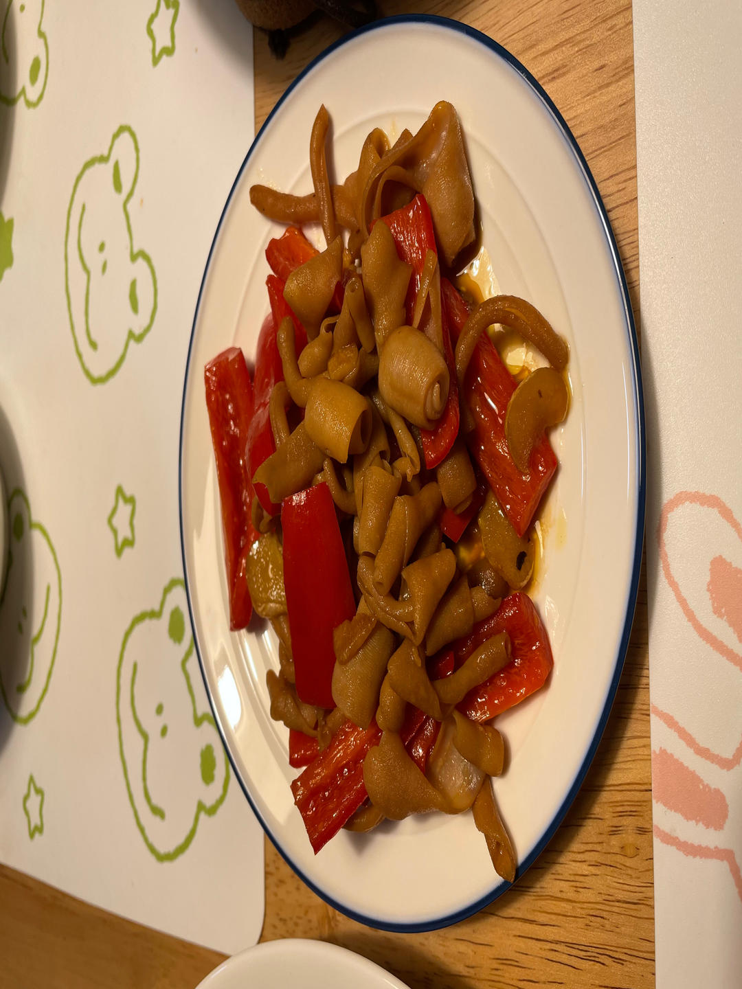 爆炒鸭肠