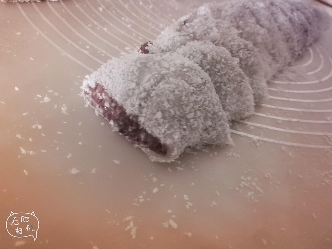 零失败！巨好吃的椰蓉豆沙糯米卷！