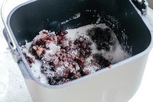 黑糖麻薯红豆吐司——松下MT1000面包机的做法 步骤4