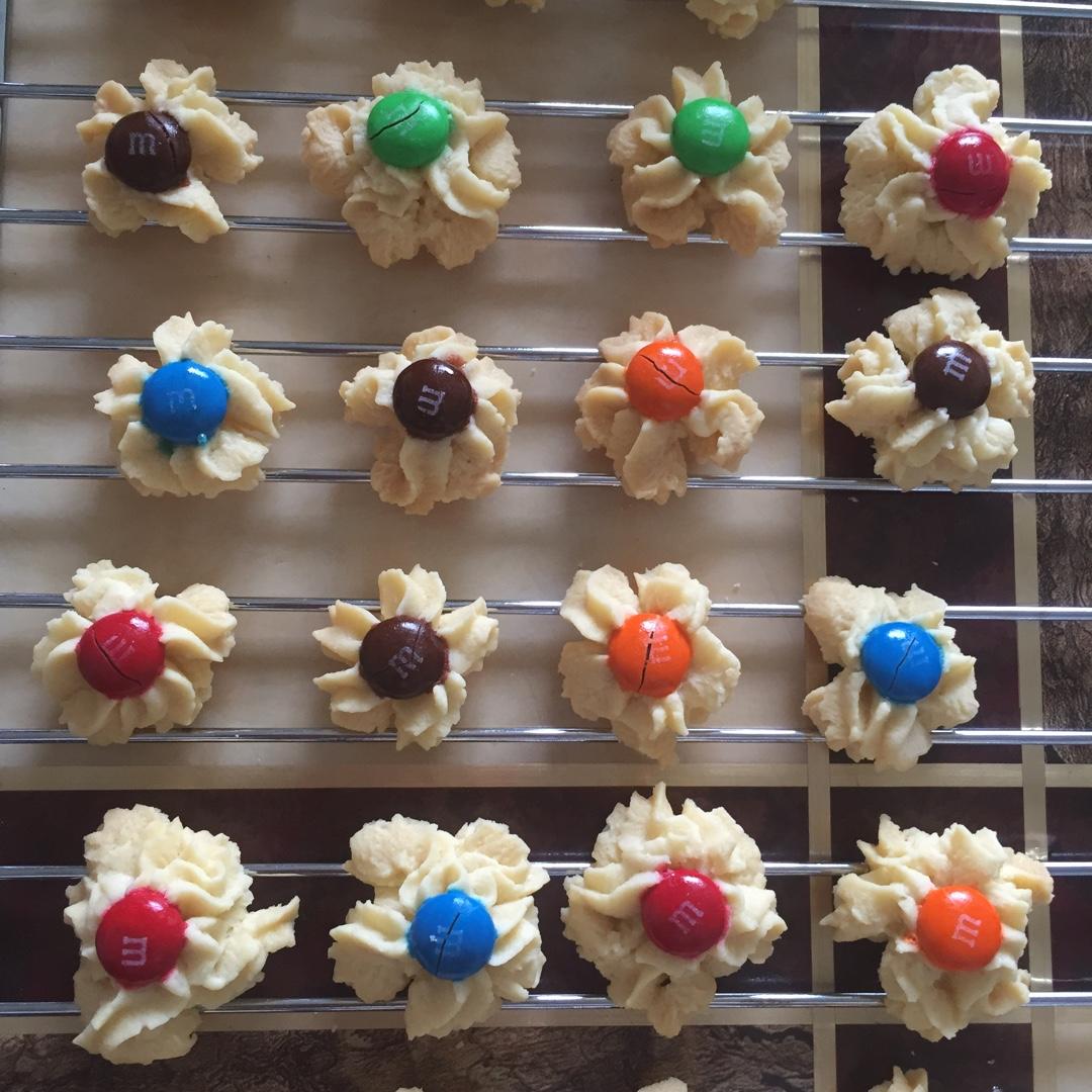 椰子味迷你MM豆曲奇小饼