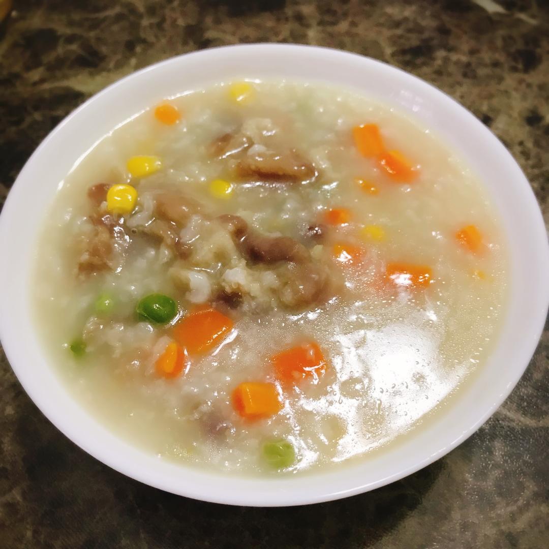 mam222做的窝蛋生滚牛肉粥