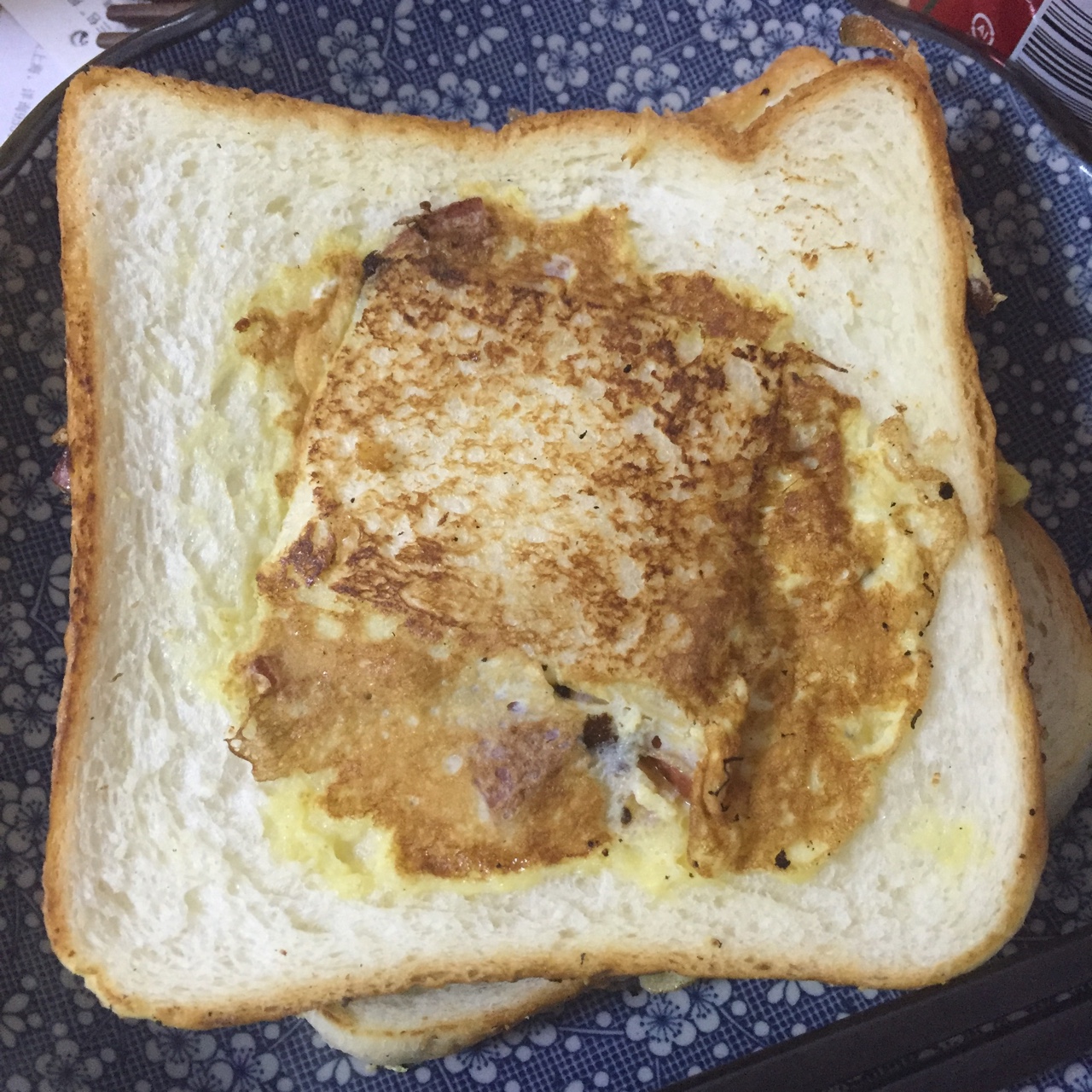 一片面包的三明治