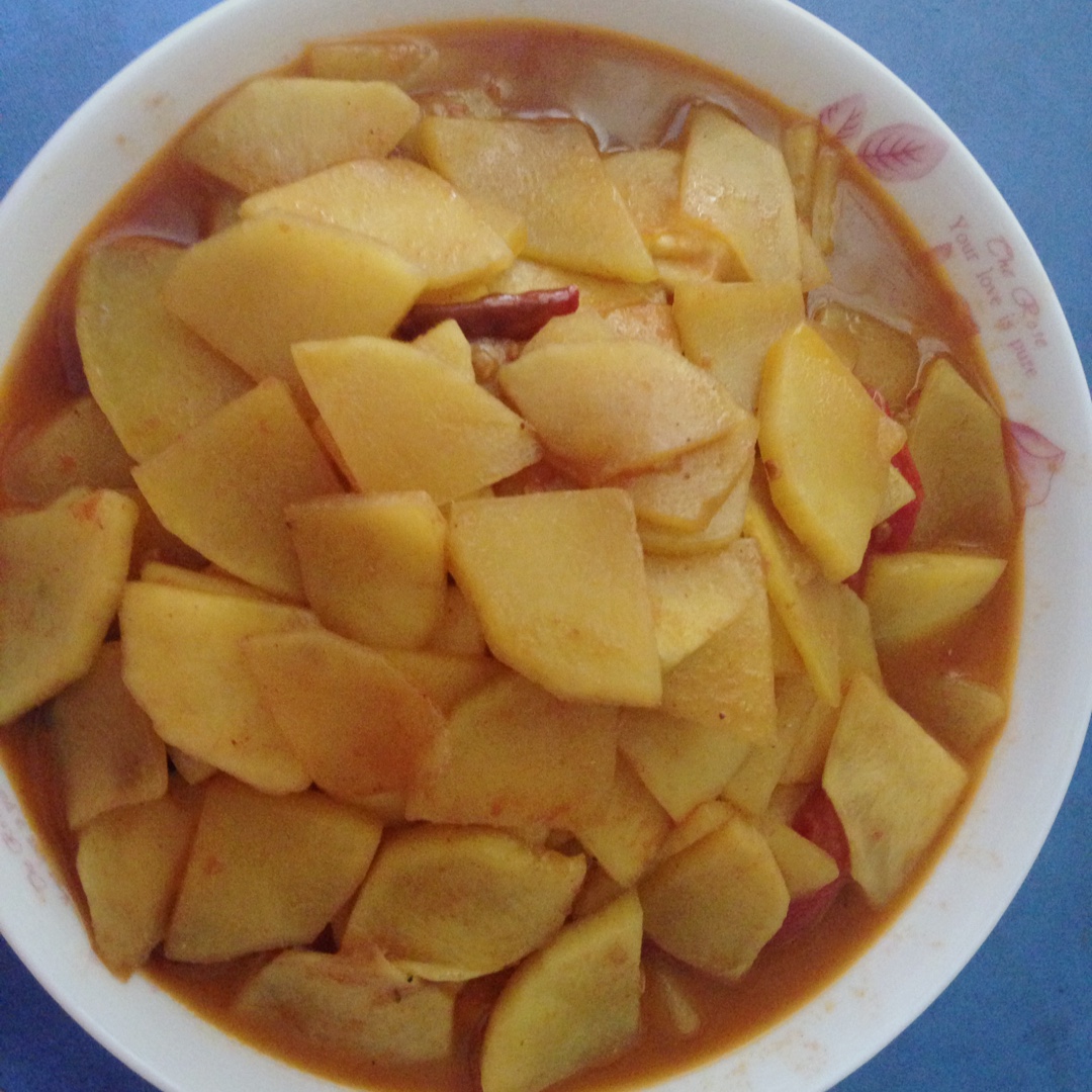 蒜葱炒南瓜片