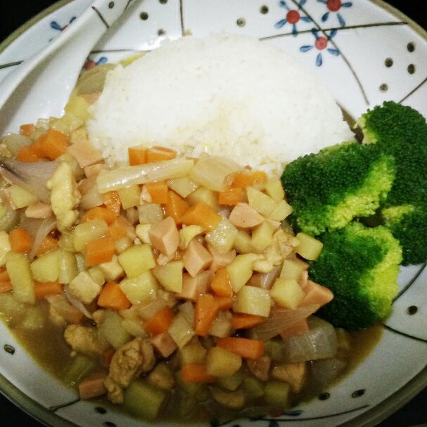 咖喱鸡饭