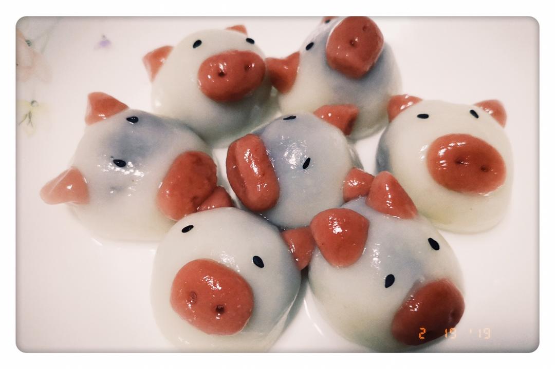 小猪汤圆
