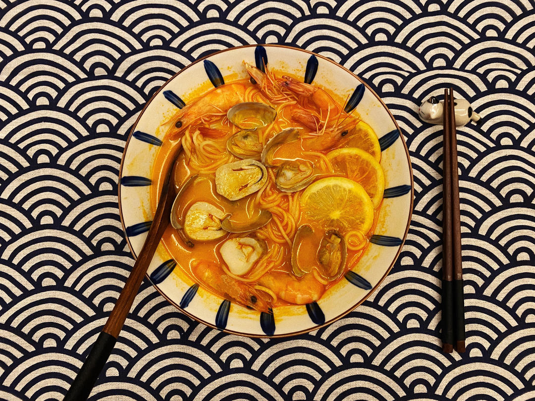 海鲜冬阴功拉面#拉面说#