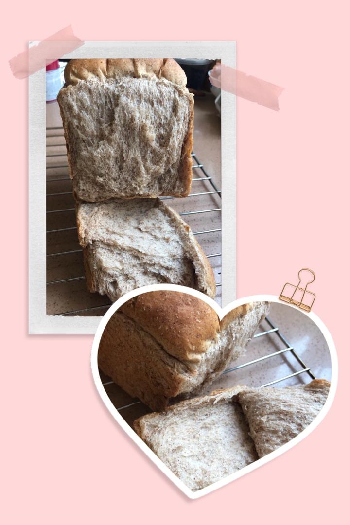 100%全麦酸奶吐司 纯全麦 波兰种