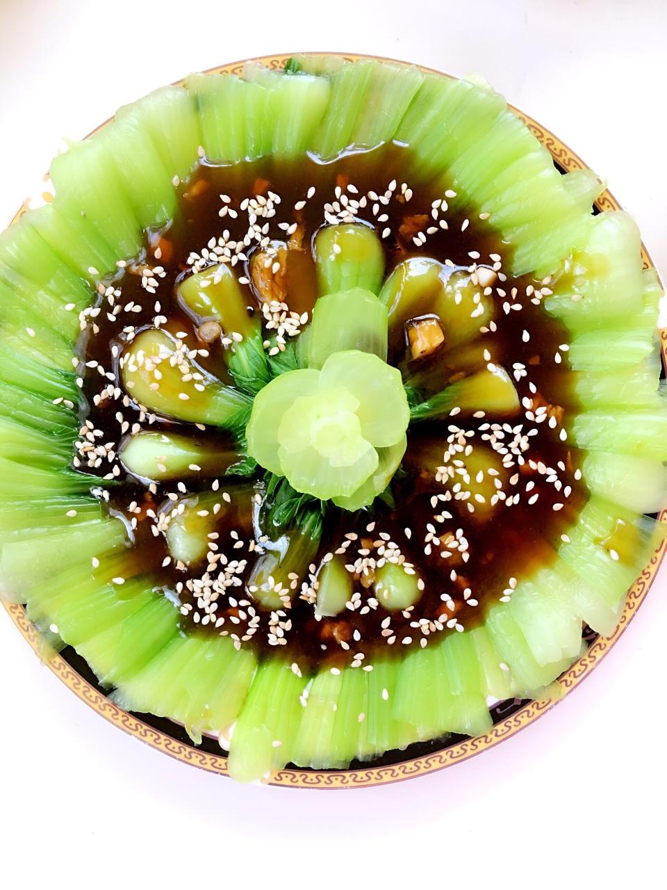 蚝油香菇油菜