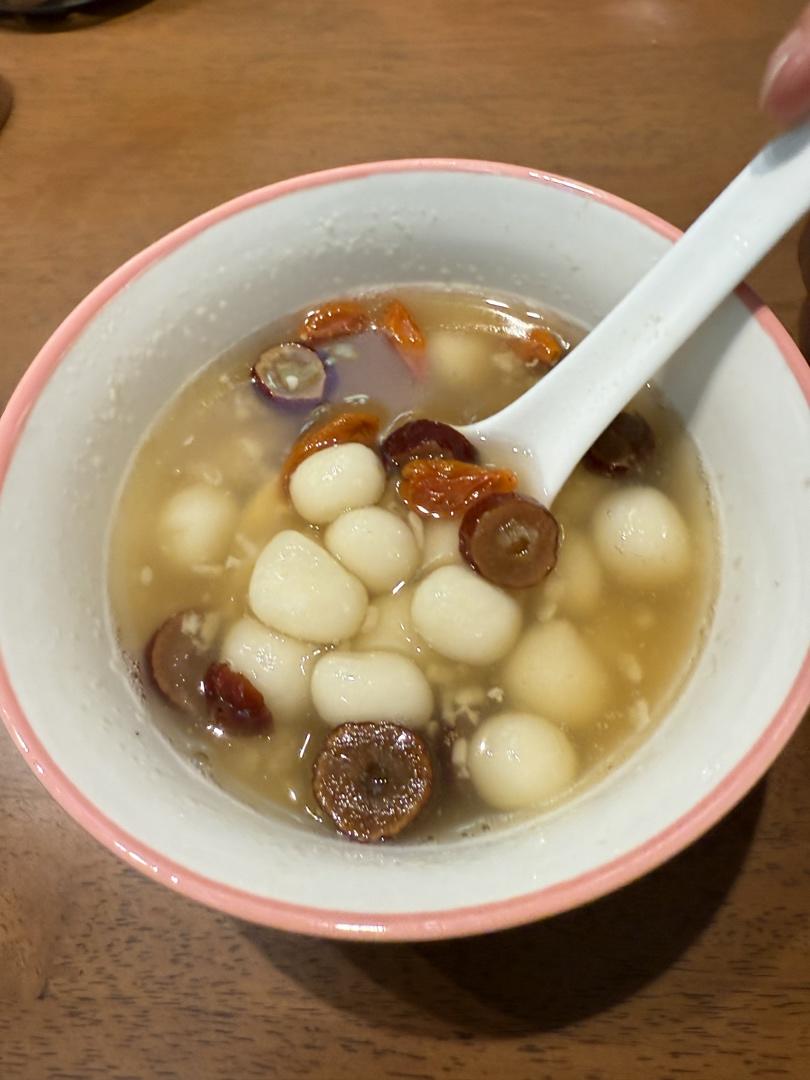 秋季养生小甜品~酒酿圆子~
