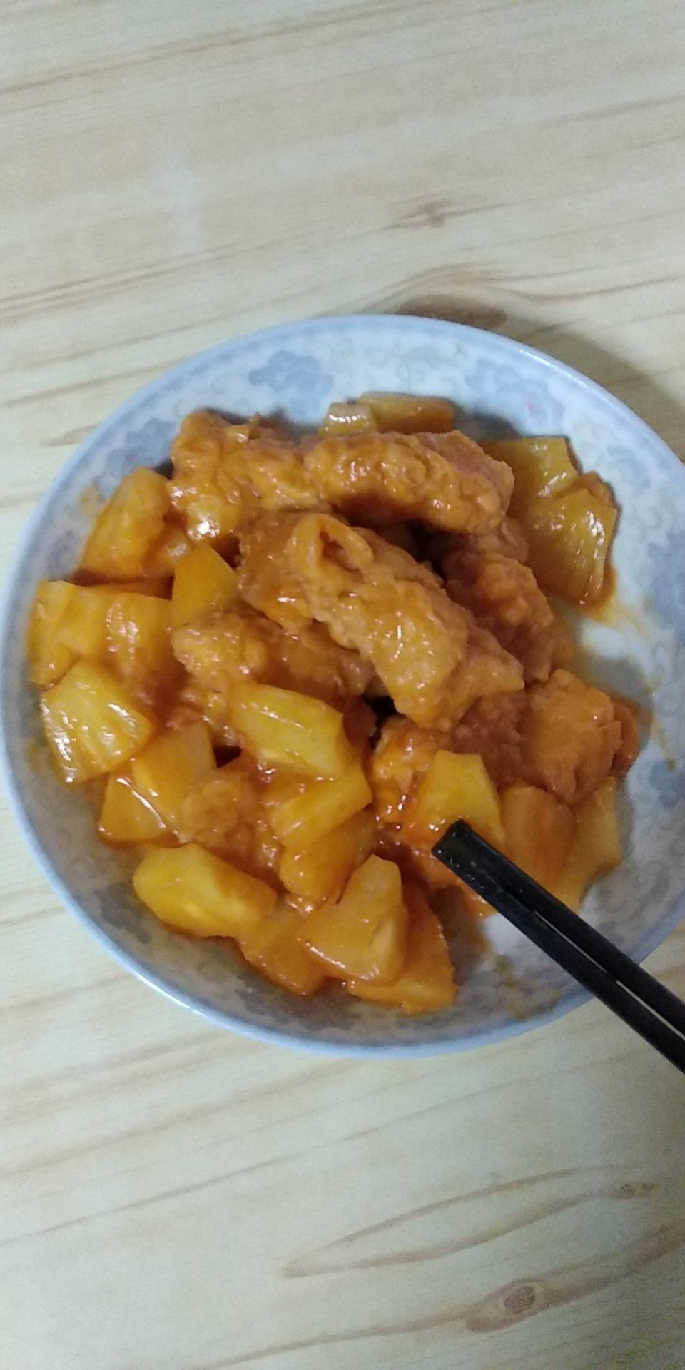 菠萝虾球