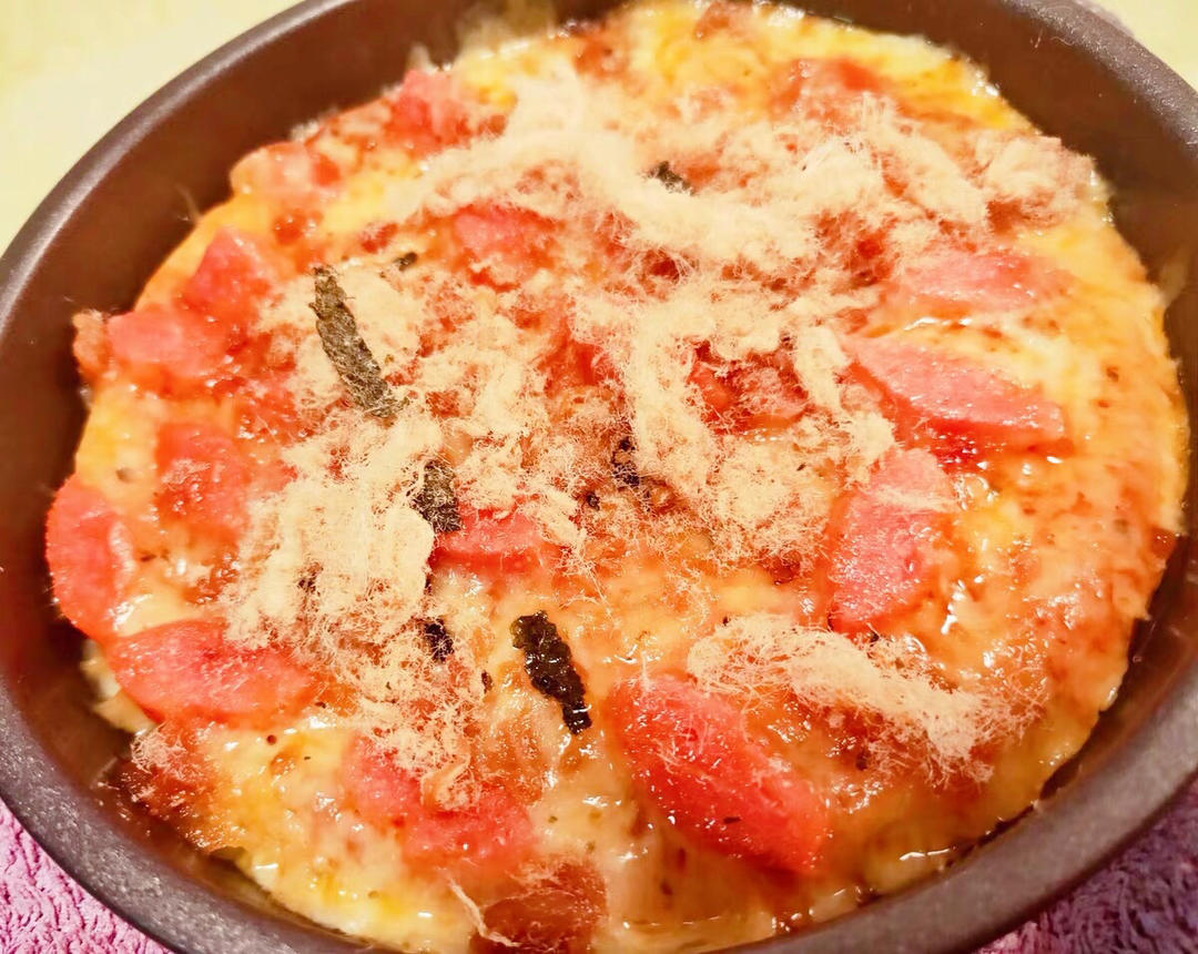 酥脆薄底香浓芝士～夏威夷风情披萨🍕来袭（9寸）