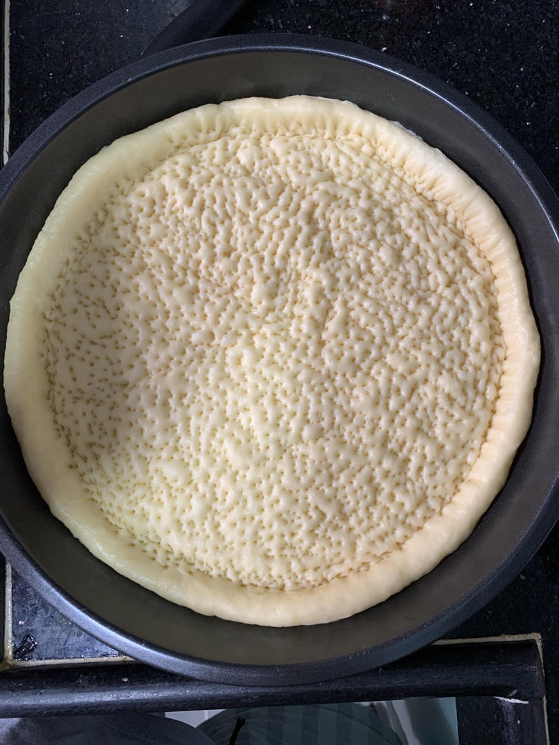 鲜虾🍤培根披萨🍕“内附敲好吃的饼皮做法”