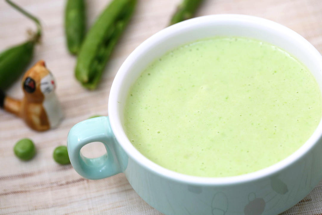 宝宝辅食食谱  豌豆芦笋浓汤的做法