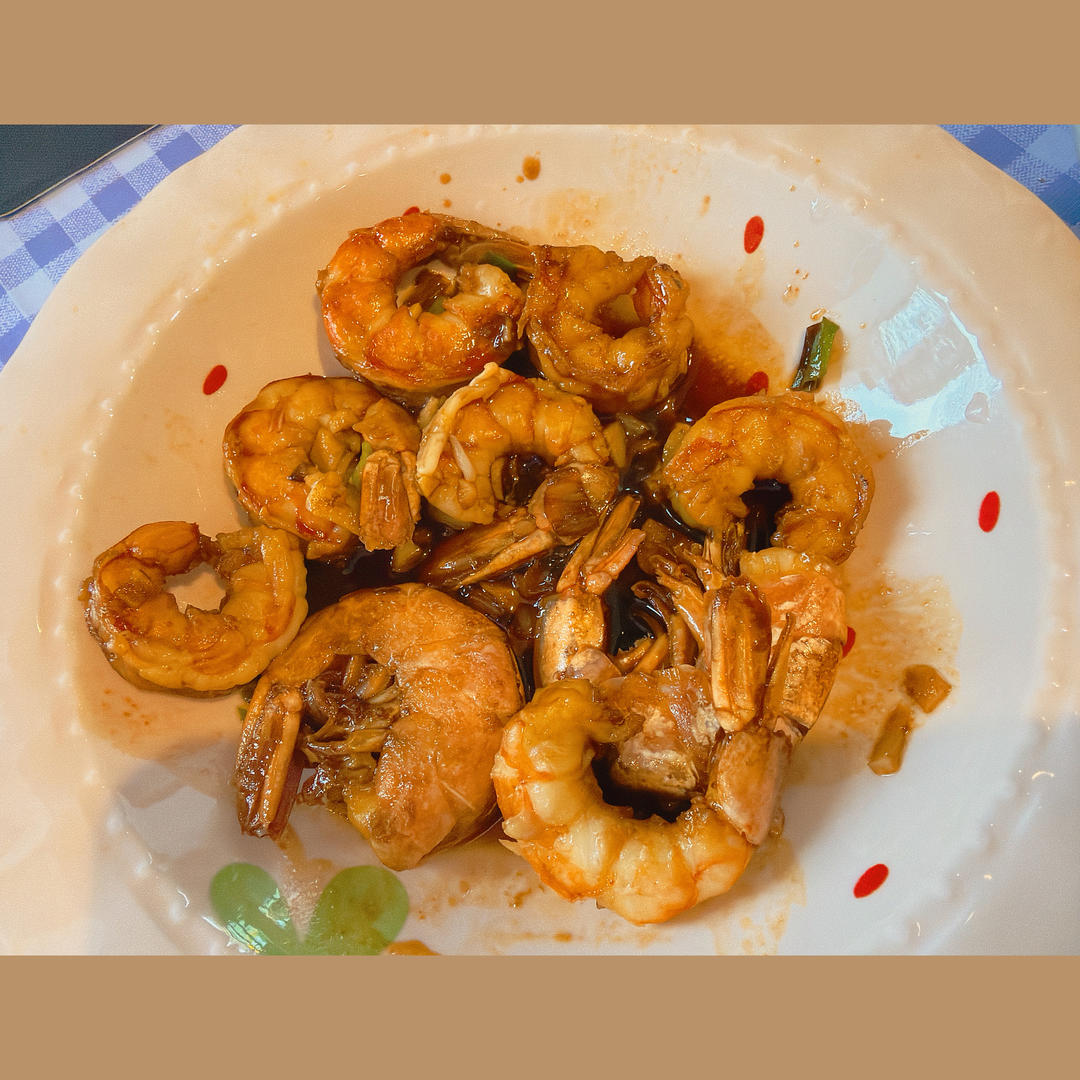 家庭版油焖大虾