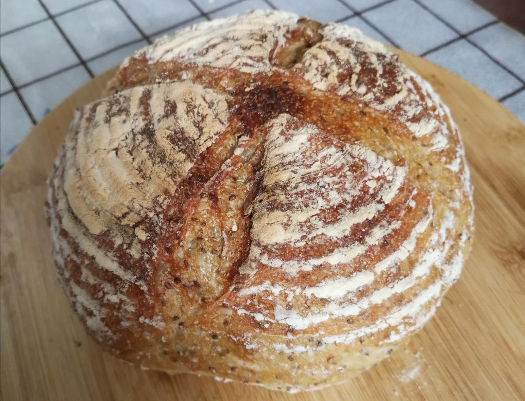 欧包的秘密（免揉/大孔洞/核桃/超简单）