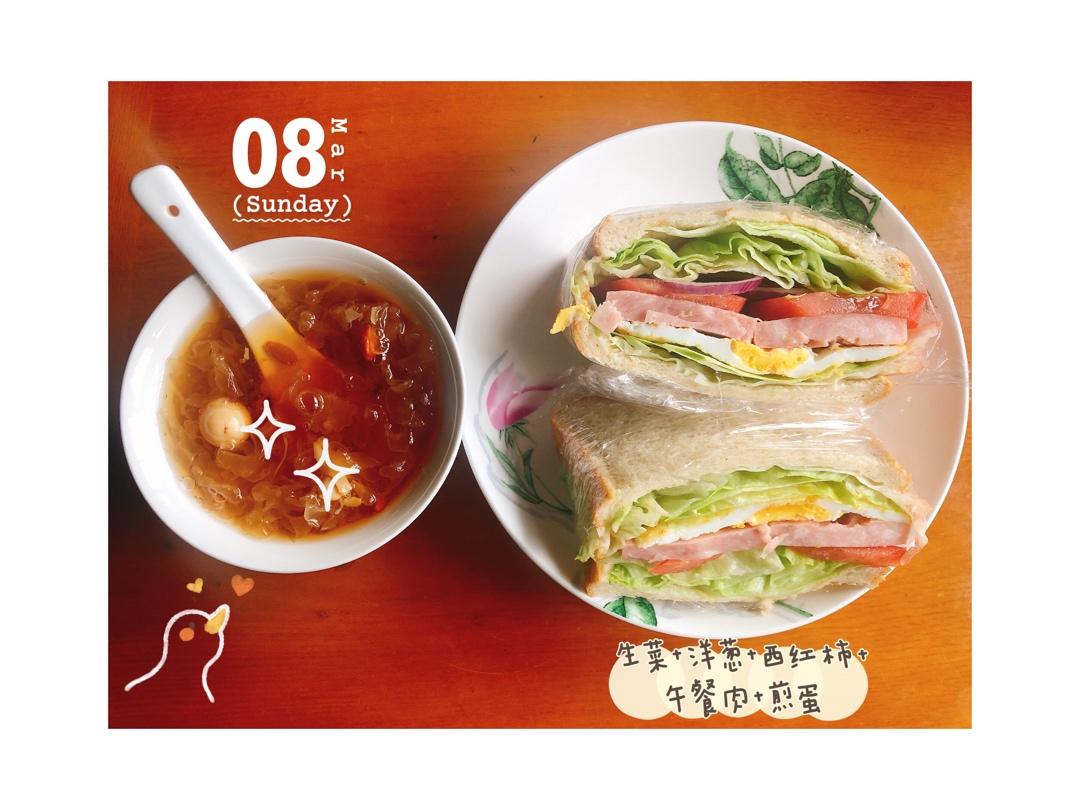 营养一网打尽，美好一天从三明治🥪开始