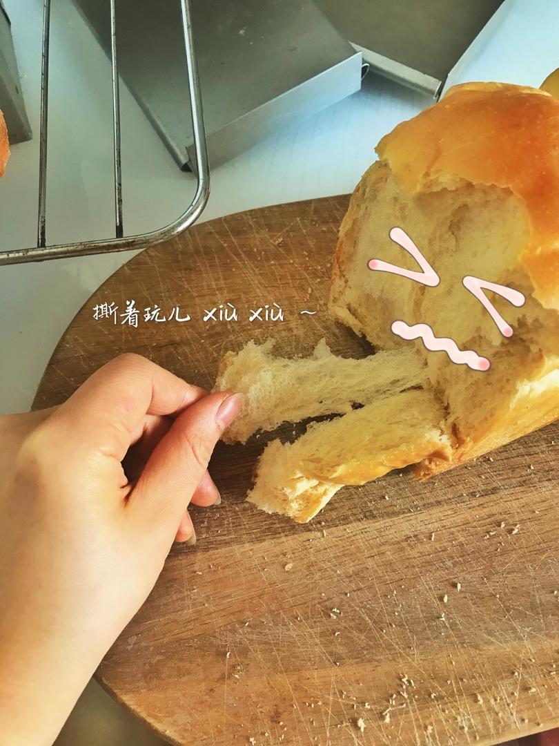 像生吐司又不是生吐司的有点蛋糕feel的北海道吐司