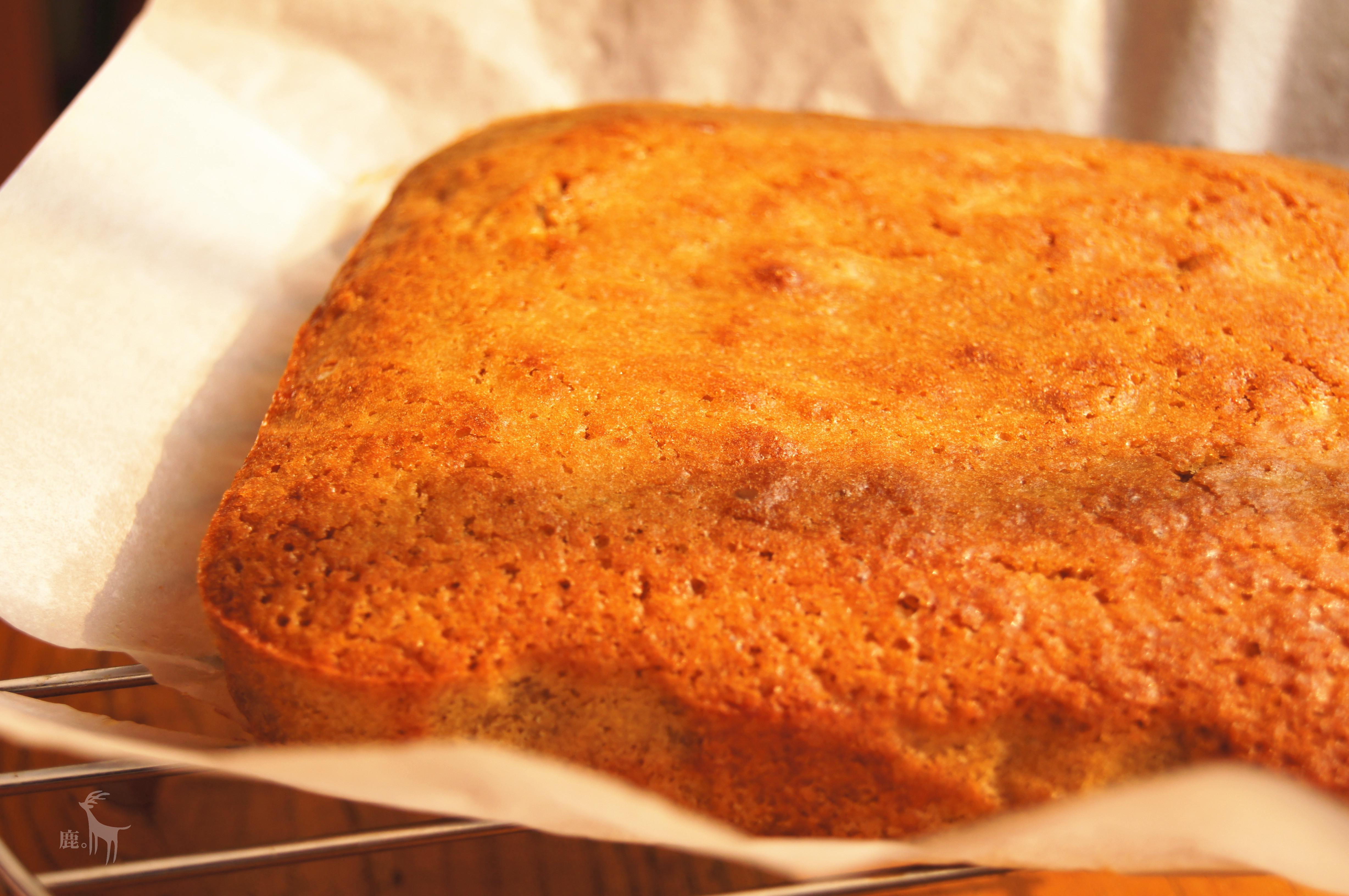 怪怪怪的鹿鹿做的重油香蕉蛋糕