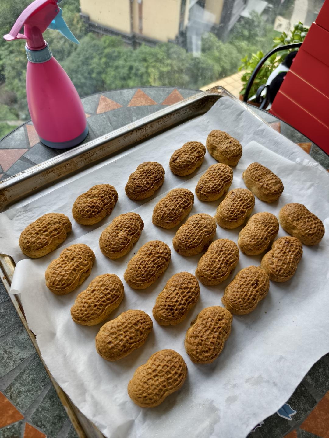 椒盐花生酥皮月饼