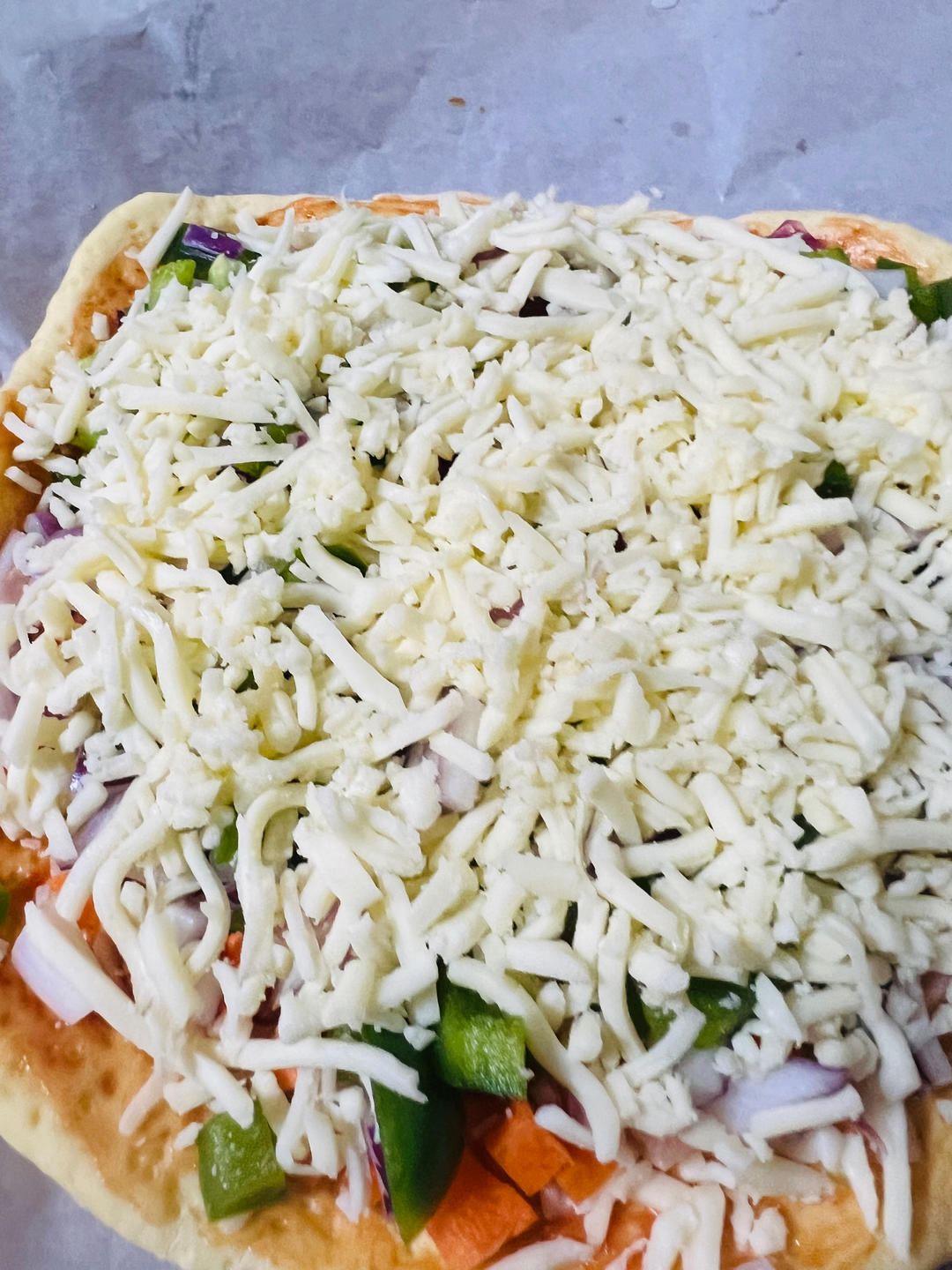 自制懒人披萨🍕全网最快手做法！