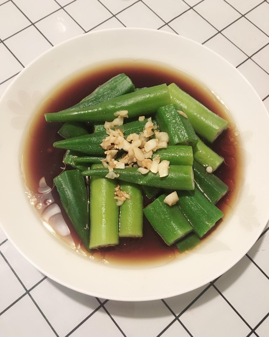 蒜蓉秋葵