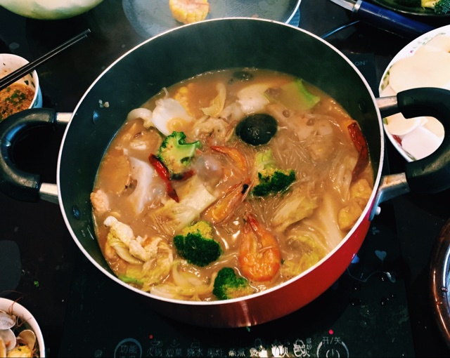 海鲜粉丝锅