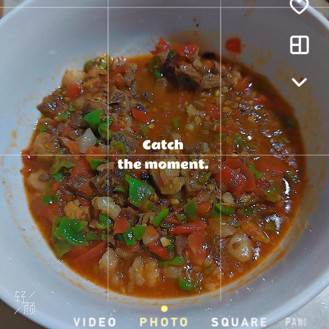 盘子都舔干净的云南红三剁