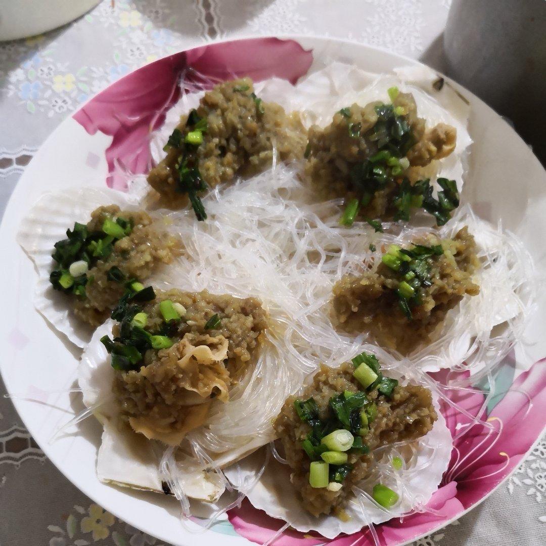 蒜蓉粉丝蒸扇贝