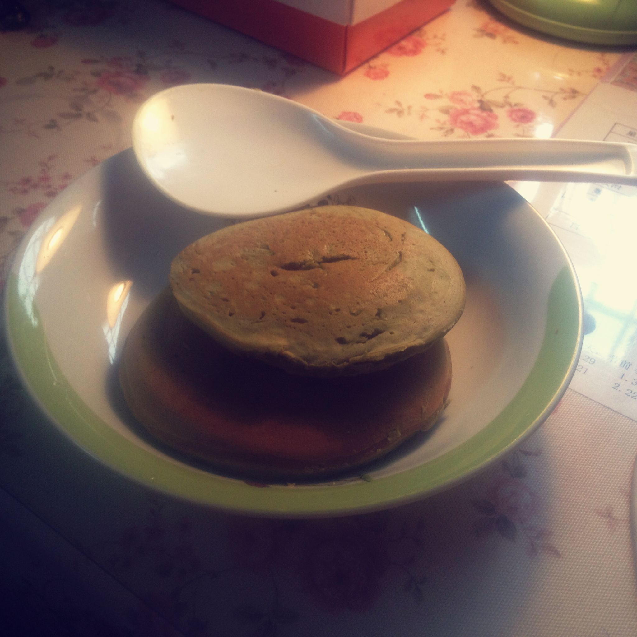 抹茶厚松饼圣诞树