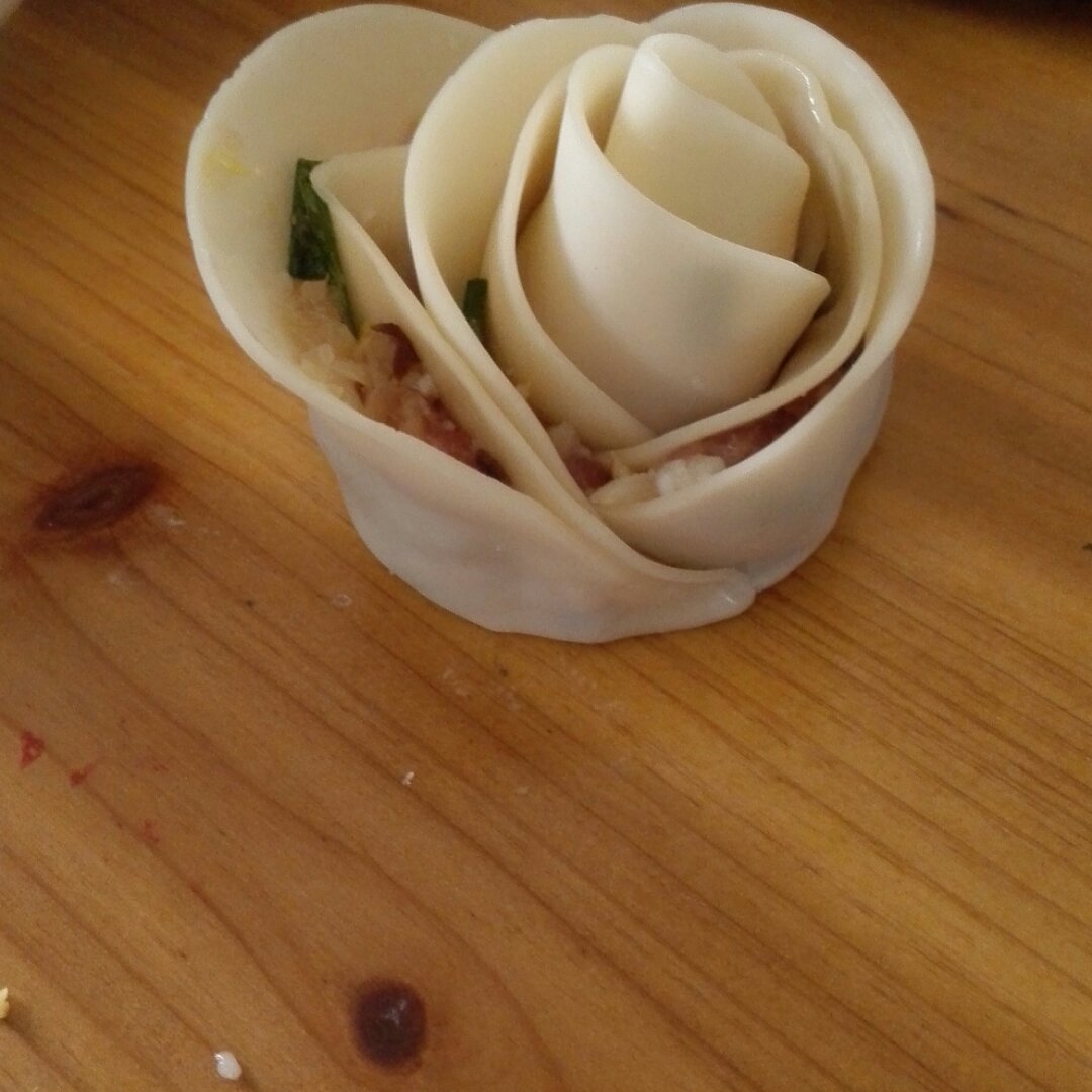 玫瑰花饺子
