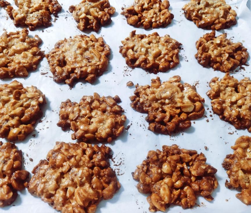 【脆皮花生酥】无油，简单，消耗蛋白