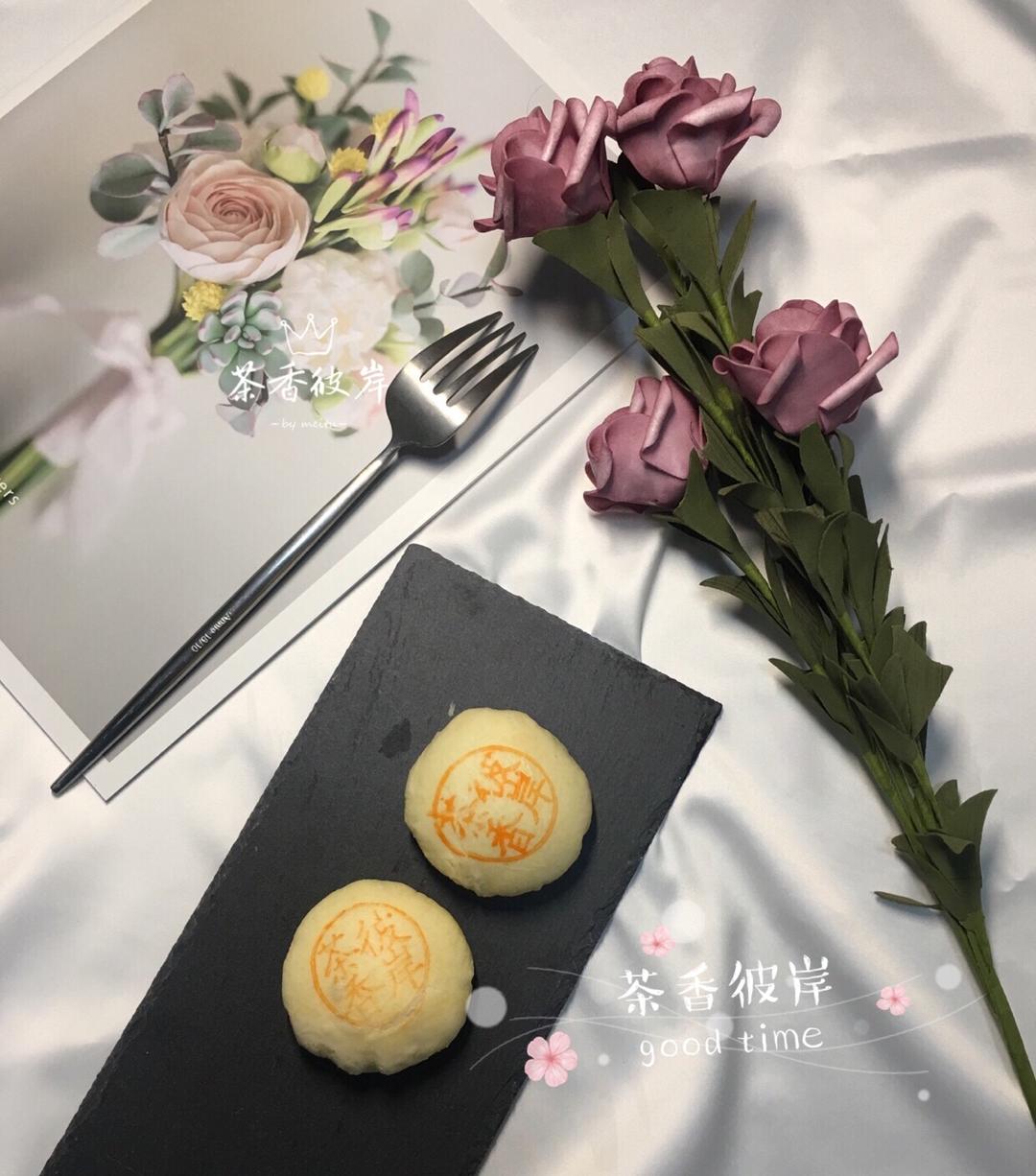 玫瑰花饼~~黄油版(视频菜谱)