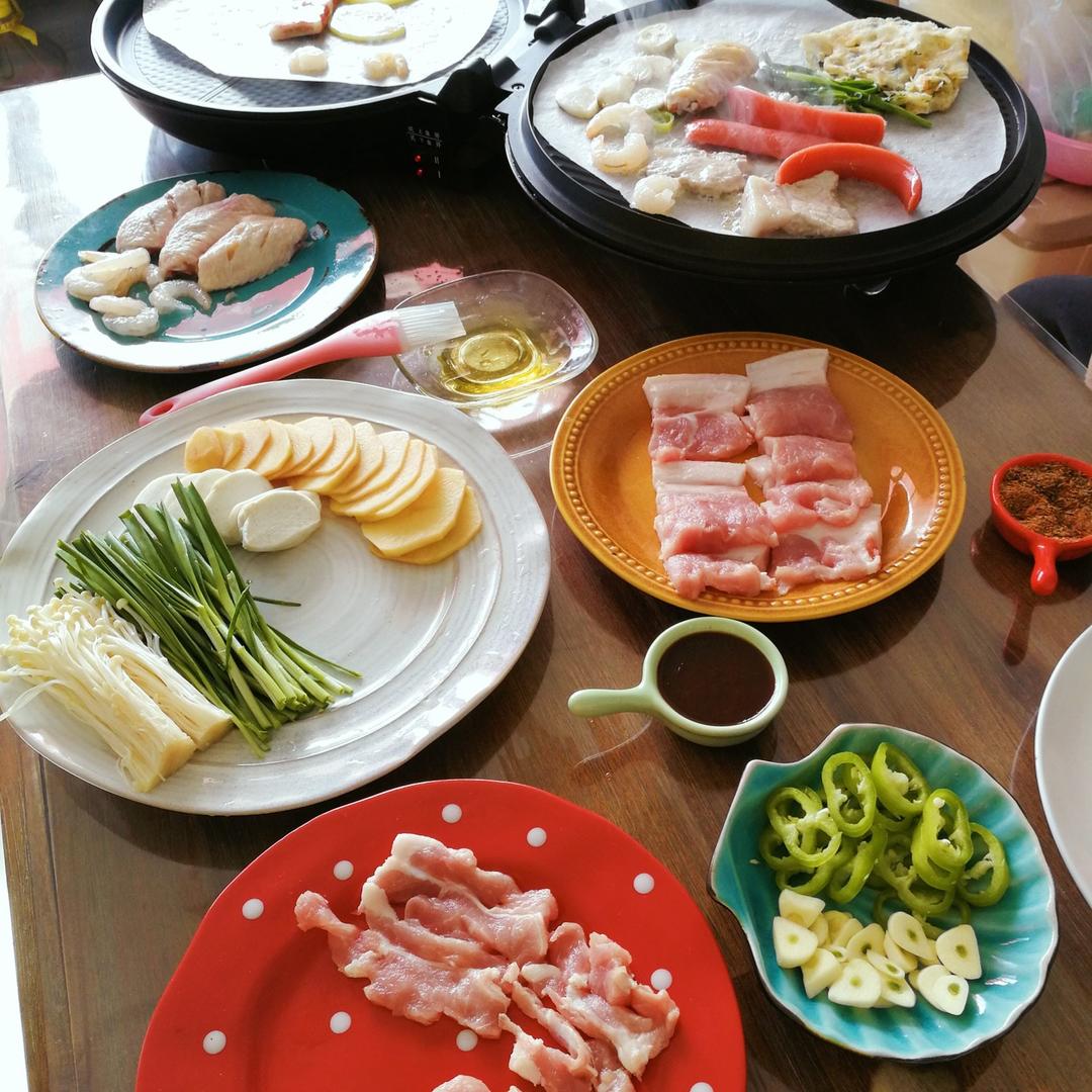 在家烤肉