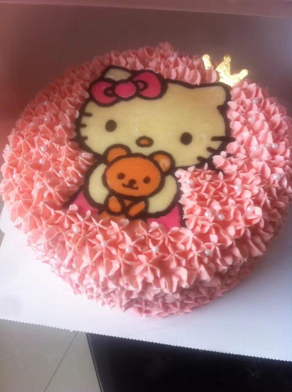 Hello kitty蛋糕（0绘画基础适用）