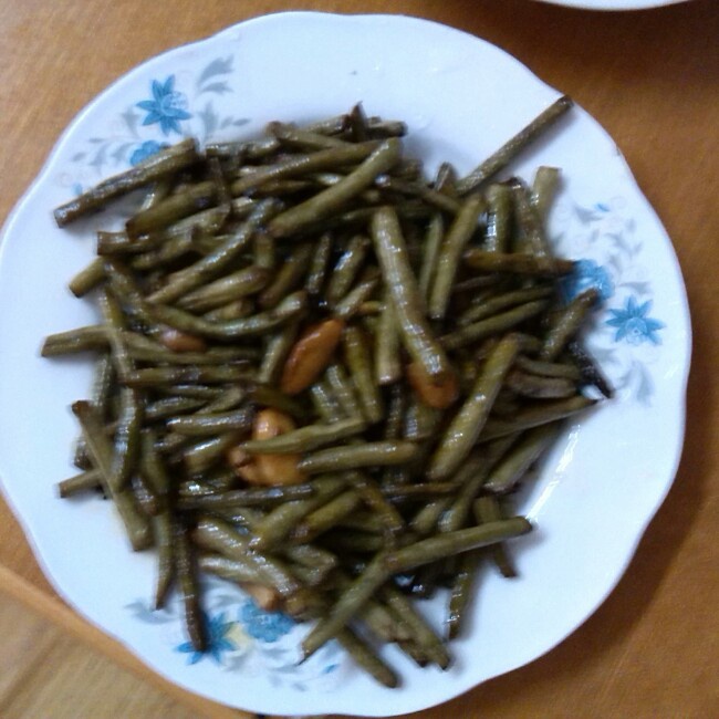 素炒豆角