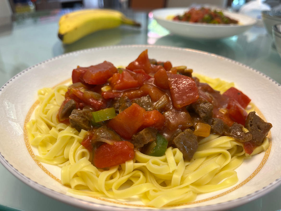 西红柿鸡蛋拌面