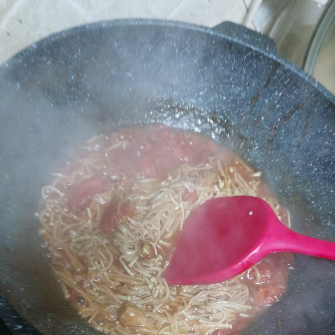 低脂低卡～营养又下饭的番茄金针菇