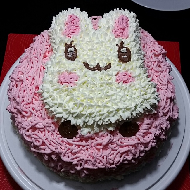 小兔子椰蓉生日蛋糕