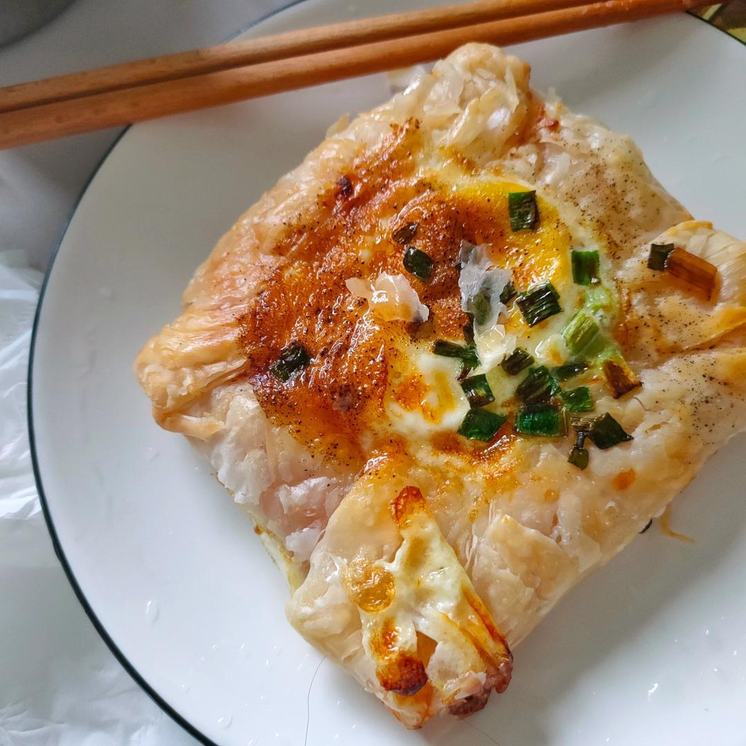 鸡蛋手抓饼（空气炸锅版）
