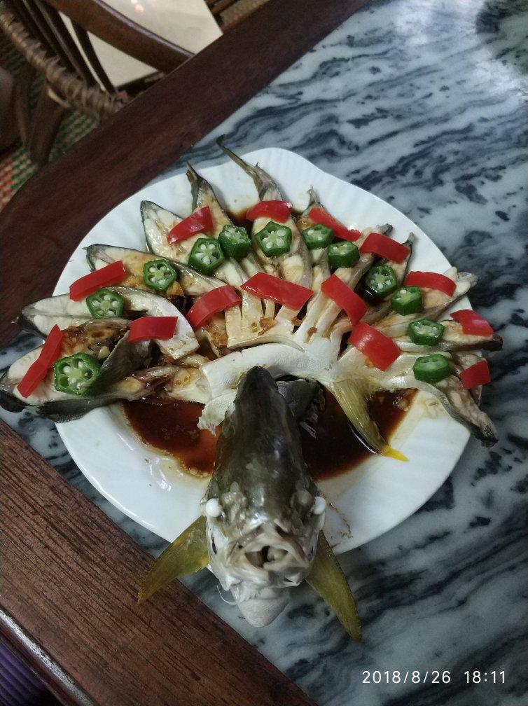 清蒸孔雀开屏鱼