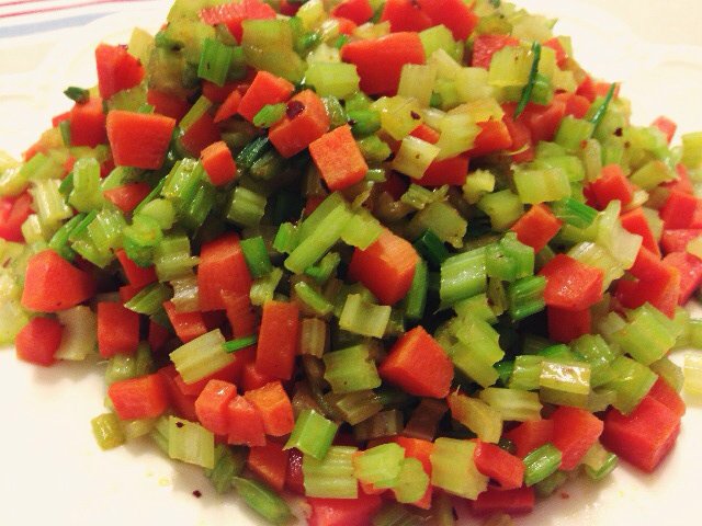 芹菜胡萝卜碎