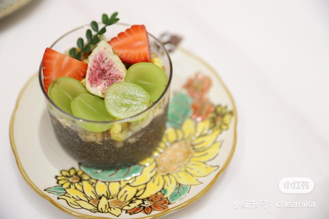 <万能公式>Chia seeds pudding (奇亚籽)