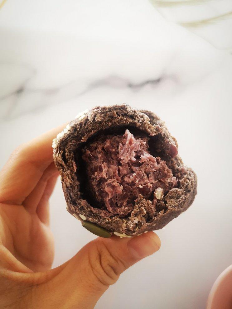 黑芝麻全麦餐包 100%纯全麦