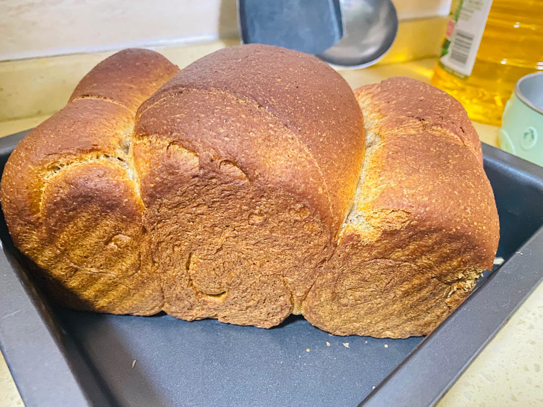 全家都爱吃的健康全麦吐司，新手也能做