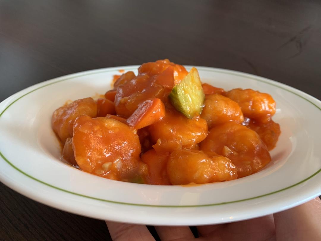 老饭骨 咕咾虾球