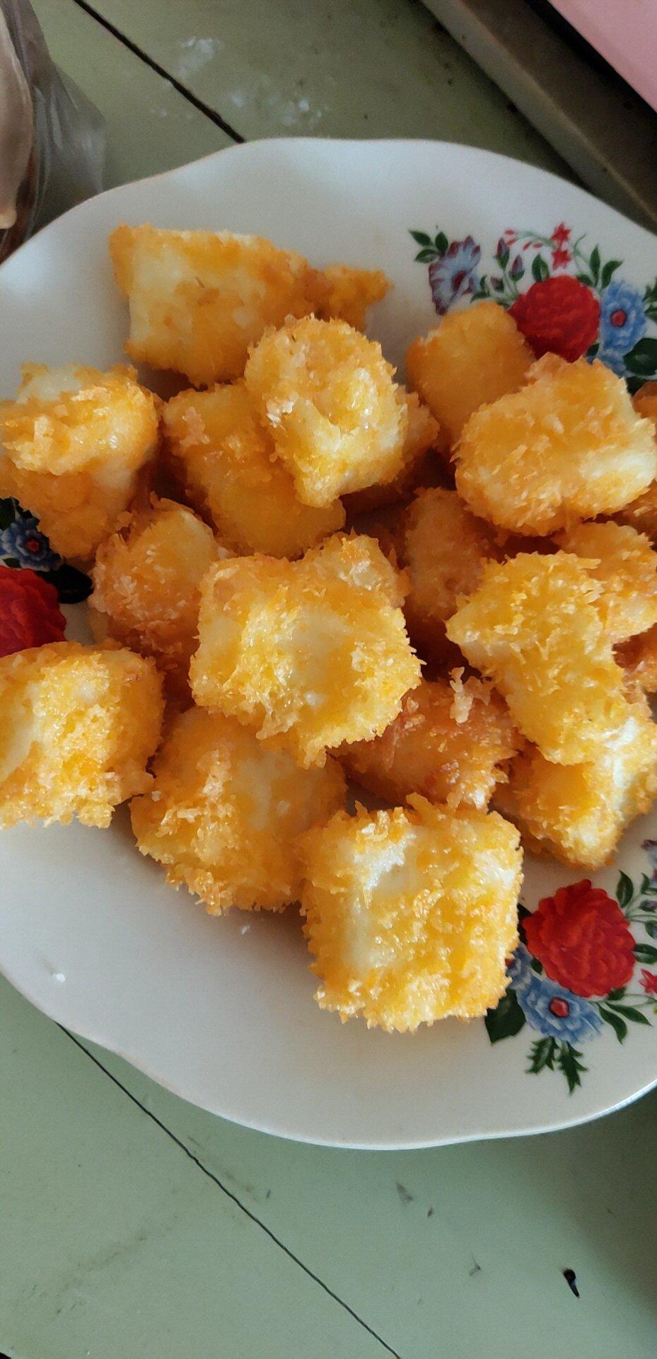 太棒啦！1个方子，做出2道口味一流的甜品！——椰奶小方&炸鲜奶