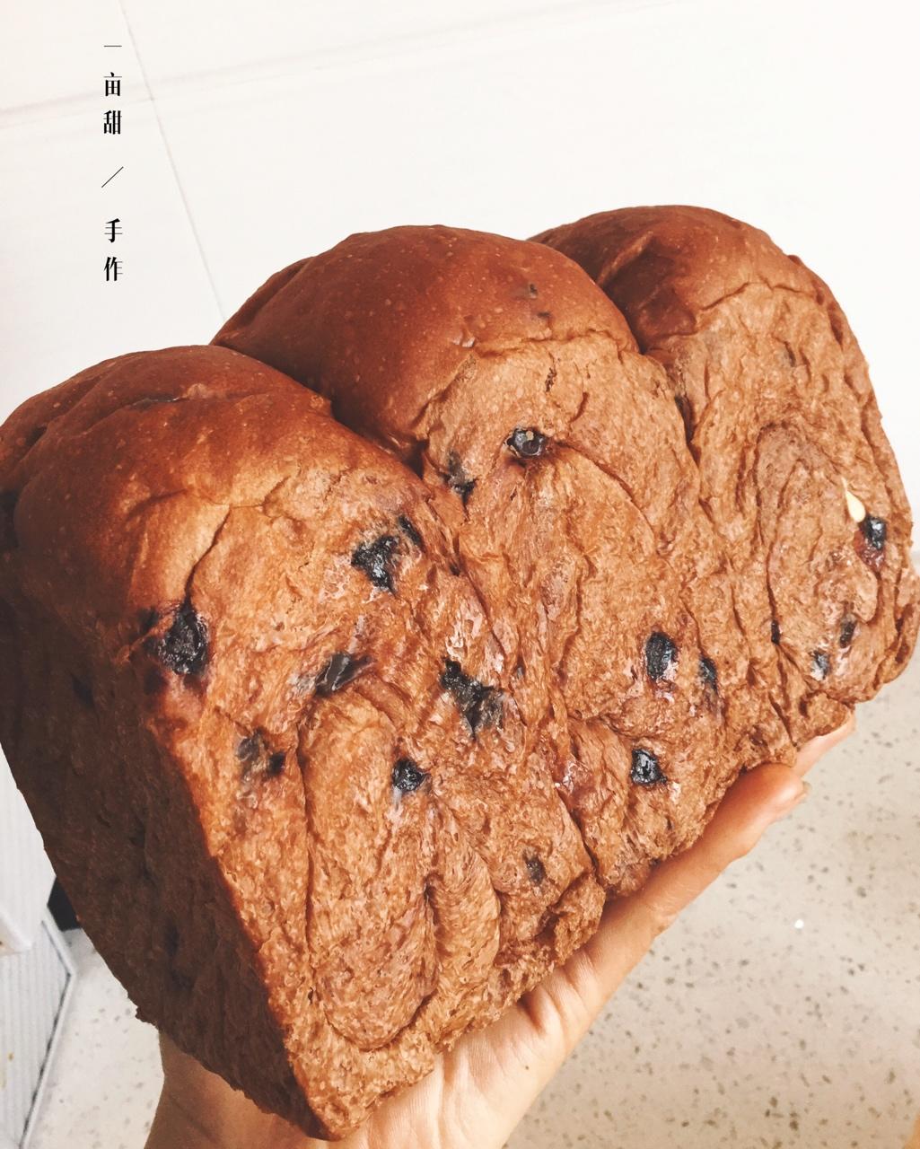 巧克力蔓越梅吐司